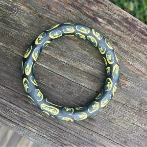 Unique One-of-a-Kind Man in the Moon Bangle Bracelet